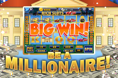 Rich Slots HD - Casino Slot Machine Game screenshot 2