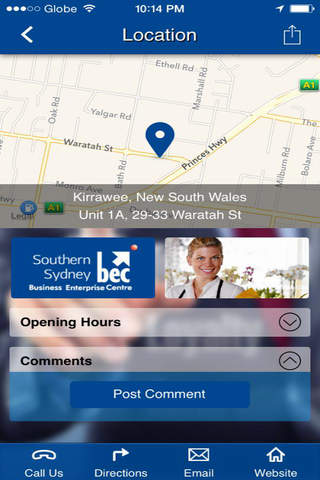 BEC Southern Sydney screenshot 2
