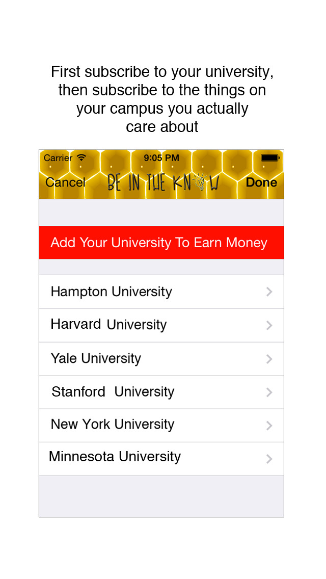 instagramlive | Be In The Know - College - ios application