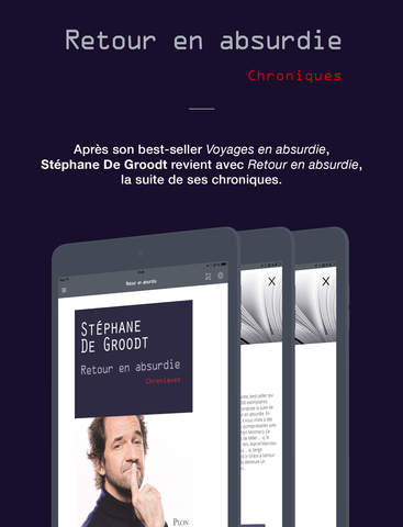 免費下載書籍APP|Découvrez Retour en absurdie, le nouveau livre de Stéphane de Groodt app開箱文|APP開箱王