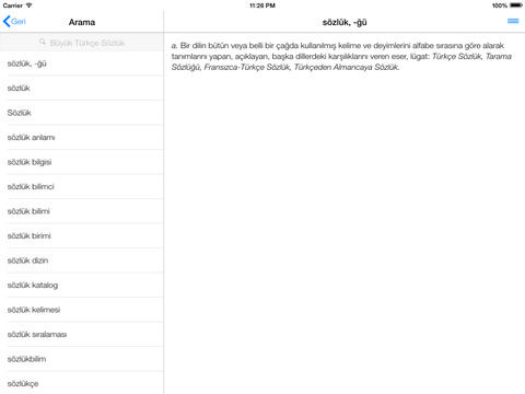 【免費書籍App】Büyük Türkçe Sözlük Pro-APP點子
