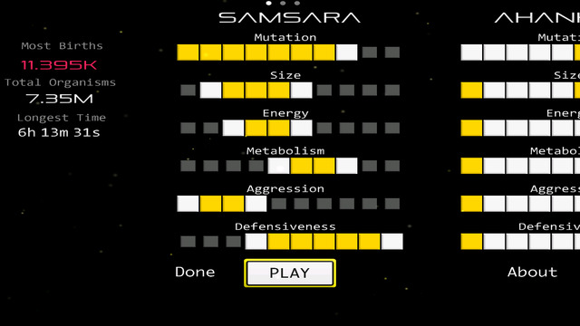 Samsara - Natural Selection Simulator