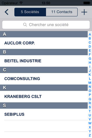 Coheris CRM for iPhone screenshot 2