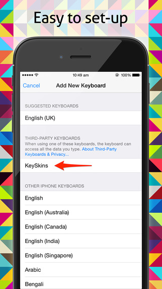 免費下載工具APP|KeySkins - Colorful Keyboard Themes & Skins for iPhone and iPad app開箱文|APP開箱王