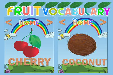 Learn English Vocabulary - Fruits Puzzles : Learning Education Games screenshot 2