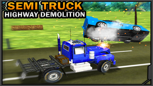 【免費遊戲App】Semi Truck Highway Demolition-APP點子