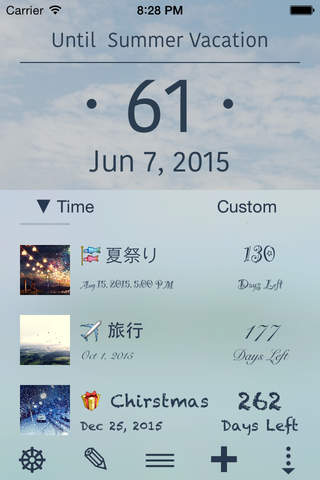 Countdowns - Event Reminders,Timer and Calendar Event Countdowns screenshot 2