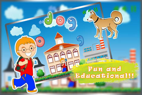 Abby Boy Learning English and Maths - An Educational Preschool and Kindergarten Kids learning game where Baby and Toddler Boys and Girls learn ABC Alphabets words letters and 123 numbers while playing screenshot 4