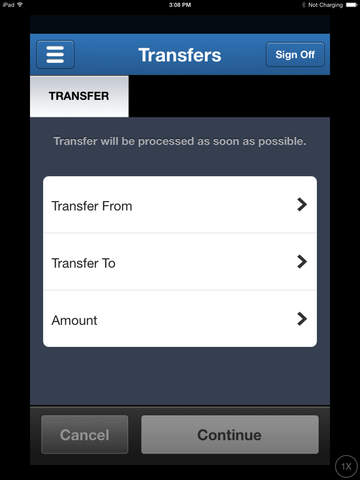 BankYork Mobile for iPad screenshot 2