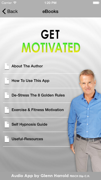 【免費生活App】Get Motivated - Positive Motivation Hypnotherapy by Glenn Harrold-APP點子