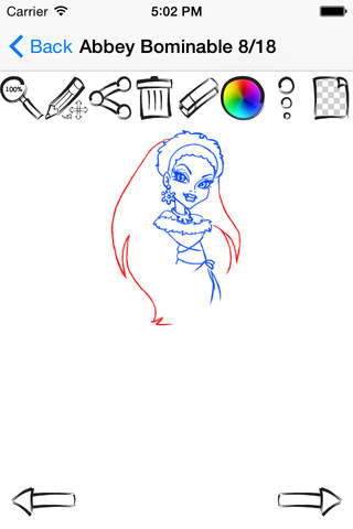 Drawing Lessons For Monster High Edition screenshot 2