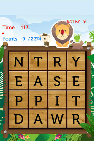 Words Zoo: find words learning puzzle game screenshot 2