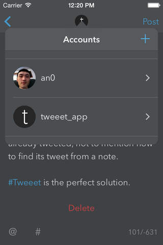 Tweeet for Twitter — Tweet Draft Box & Long-Tweet Tool screenshot 3