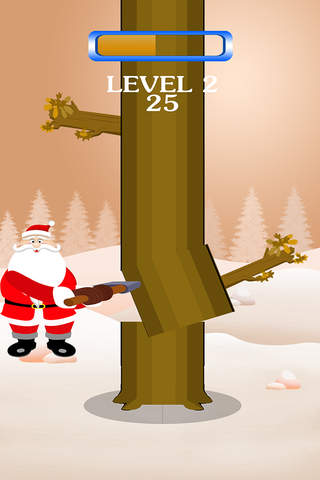 Santa Cuts the Tree - Bubbles Appear screenshot 2