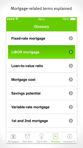 【免費商業App】Mortgages Switzerland – Compare interest rates, find loans-APP點子