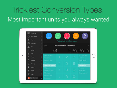 Best Unit Converter for iPad - Best iPad App for Unit Conversions screenshot 3