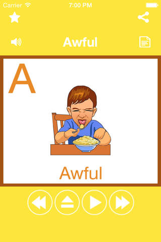 Adjectives Learning For Kids using Flashcards and Sounds- A toddler learning app screenshot 2