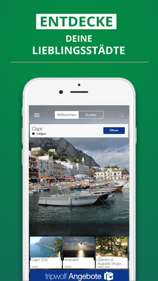 Capri - dein Reiseführer mit Offline Karte von tripwolf Guide für Sehenswürdigkeiten Touren und Hote