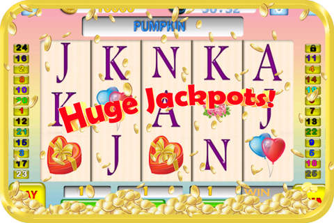 A Valentines Slots Casino - All New Big Win Cash Jackpot Machines Live at Las Vegas HD Free screenshot 3