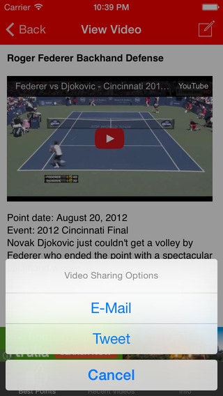 免費下載運動APP|Roger Federer's Best Points And Shots app開箱文|APP開箱王