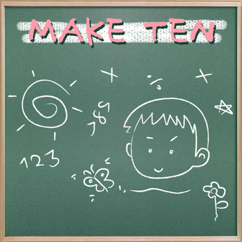 暇つぶしシリーズ　MAKE TEN（脳トレ数字ゲーム登場） LOGO-APP點子