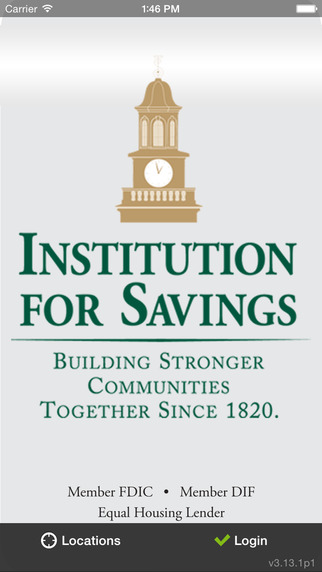 Institution for Savings goMobile Banking