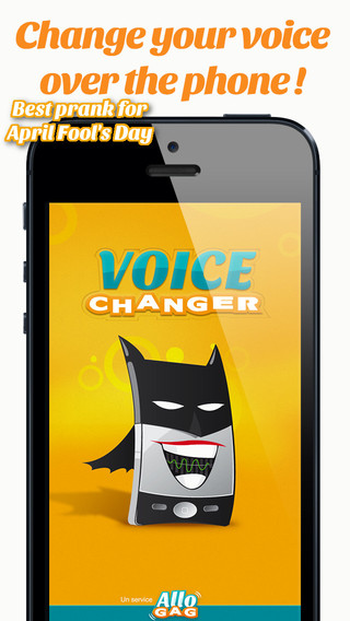 Voice changer Allogag - funny helium phone calls crazy voice chat prank jokes app