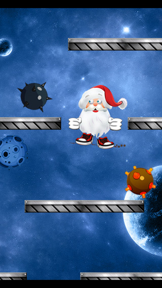 【免費遊戲App】Santa Fall Down-APP點子