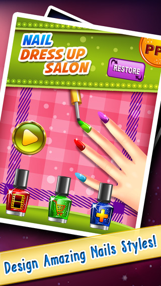 Nail Dress Up Deluxe Edition - The Fashion Glamour Salon Free Edition