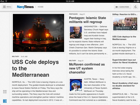Navy Times for iPad