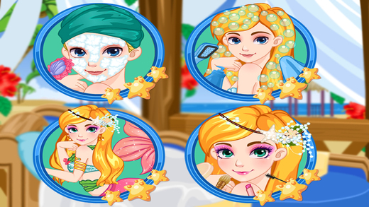 Mermaid Princess Spa - Makeover Makeup Dress up Game