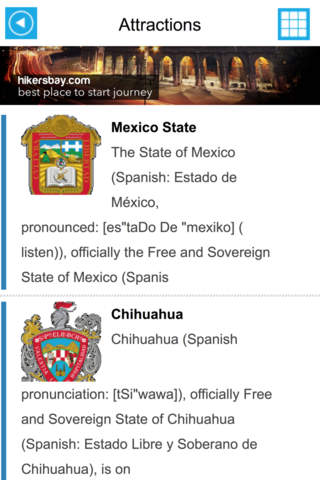 Mexico Offline GPS Map & Travel Guide Free screenshot 3