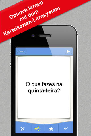 Portugiesisch Start – 500 Wörter + 500 Sätze screenshot 3