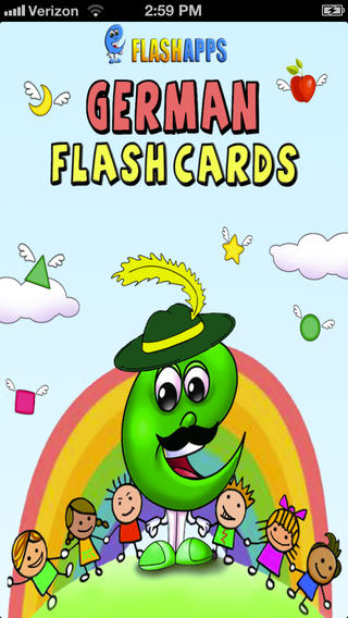 Learn German - Baby Flash Cards