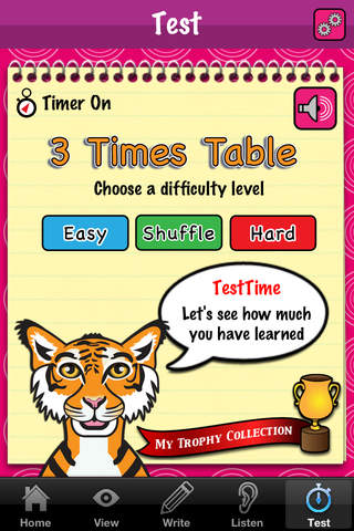 TimesTableLite – A multiplication tables learning tool for kids screenshot 4