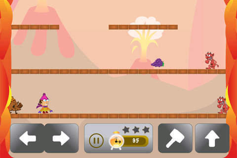 Angry Climber - Best Free iPhone Game with Adventures of Crushed Molten Lava screenshot 3