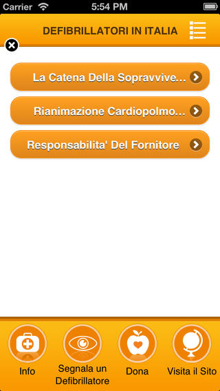 【免費健康App】Defibrillatori in Italia-APP點子