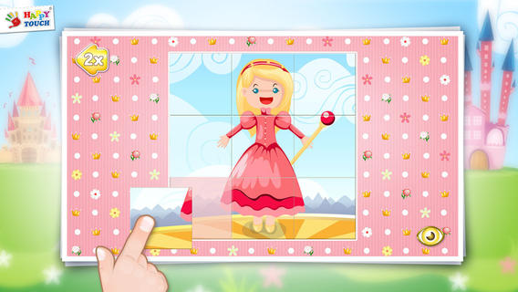 Kids Games for Girls - Princess Puzzle 9 Pieces 3+