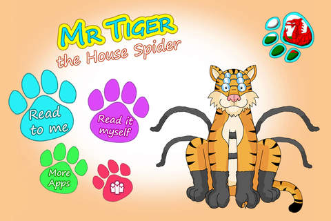 Mr Tiger the House Spider - Animoolz screenshot 4