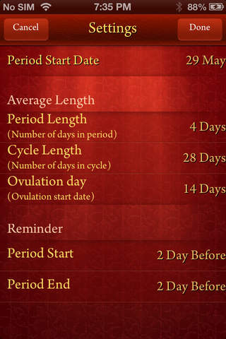 My Period Tracker - A complete Menstrual Calendar for today's girls screenshot 4