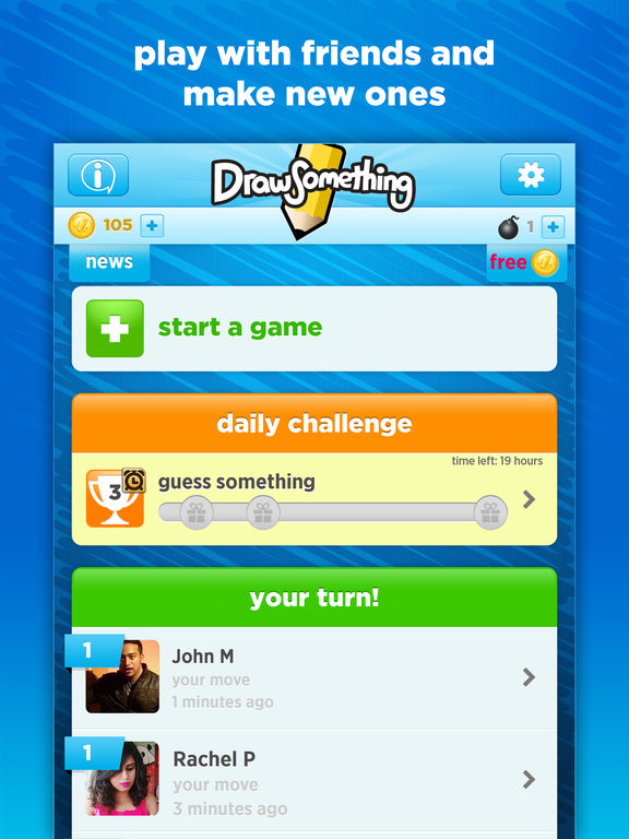 Draw Something Free screenshot