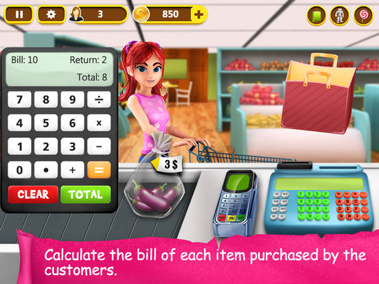 Скачать игру Supermarket Cash Register - Kids Fun Shopping Game