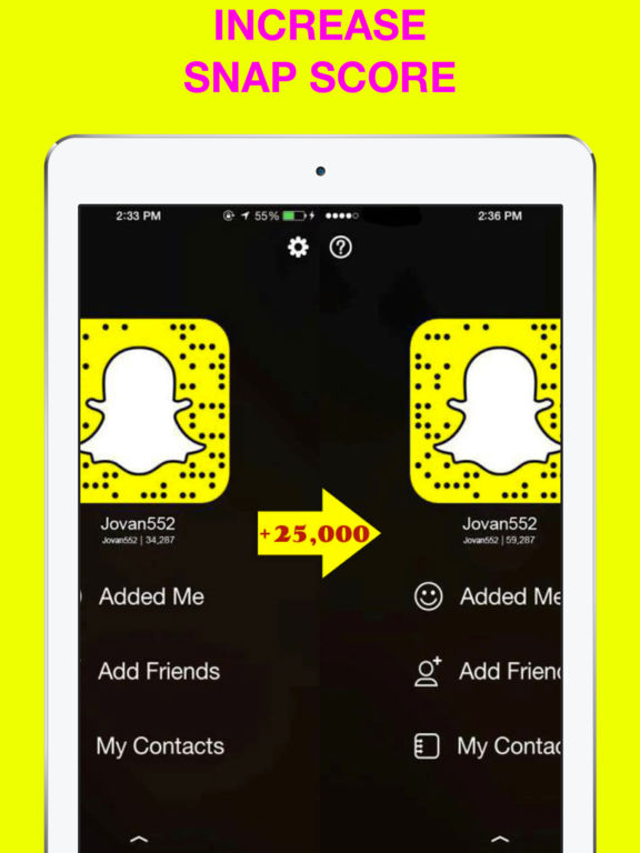 Screenshots of Stories Upload Anonymous and Score for Snapchat for iPad