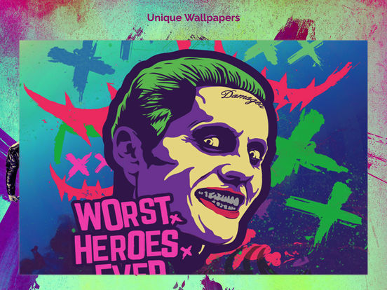 Screenshots of Unique Wallpapers for Suicide Squad Free HD for iPad