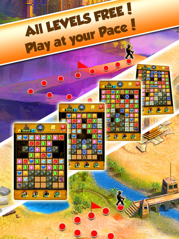Super Jewels 3 : Magic Match 3 Quest Gamescreeshot 5