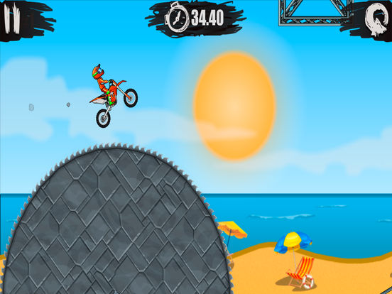 Screenshots of Moto X3M Bike Race Game and Stunts Racing for iPad
