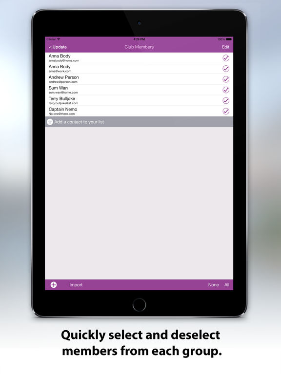 MailShot Group Email Done Right! screenshot