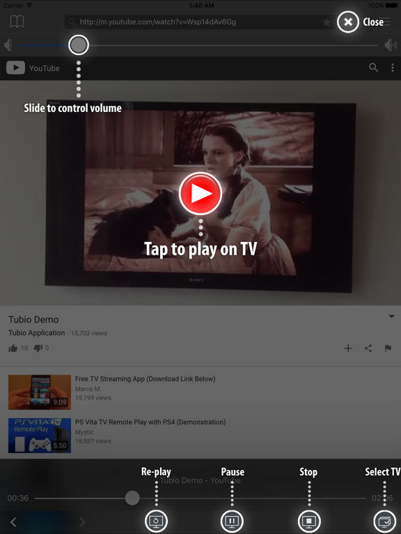 tubio chromecast