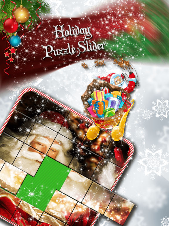 Рождество Слайд Головоломка - Новый Год Картина на iPad
