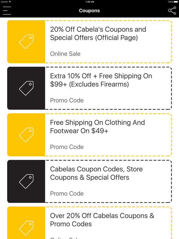 Cabelas.com coupon code